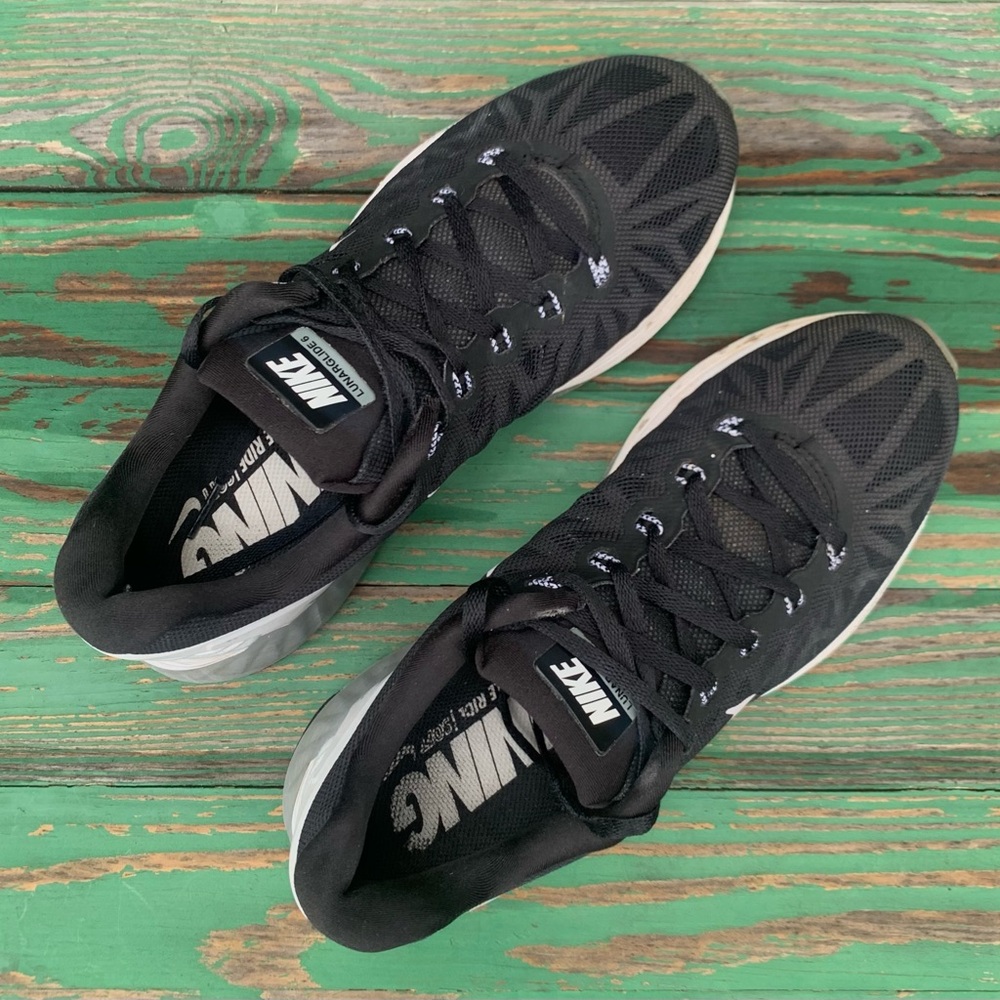 NIKE Womens Sz 8 Shoes Lunarglide 6 Sneaker 654434-001 Dynamic Support Running - Picture 16 of 16